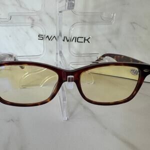 Swanwick day  Blue Light Blockers Readers Glasses tortoise shell  +1.00  Regular